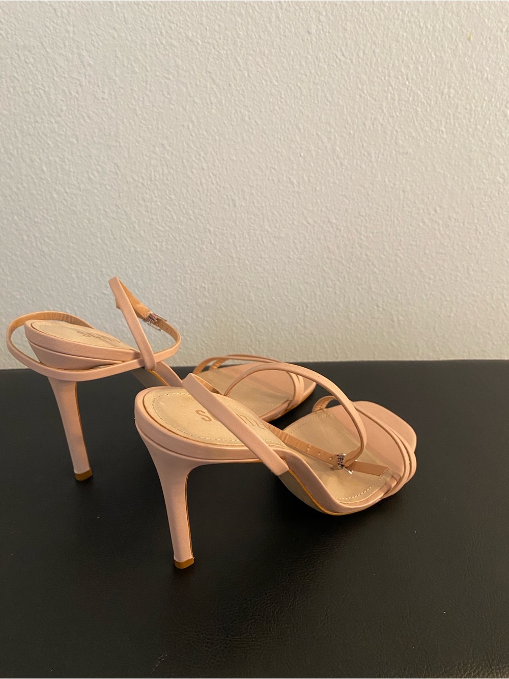 SCHUTZ Blush Strappy High Heel Sandals NWOT - Picture 10 of 13